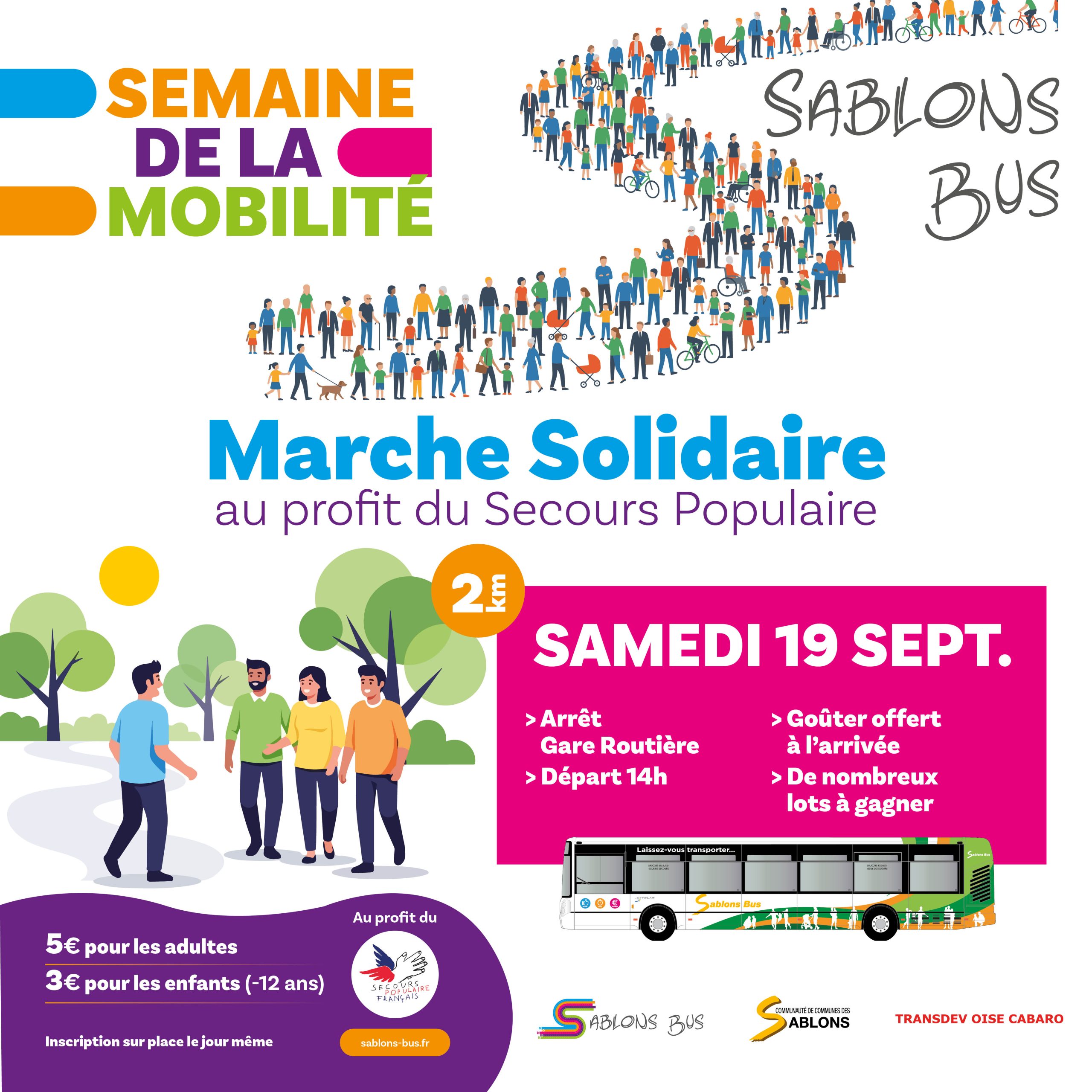 SEMAINE DE LA MOBILITÉ – marche solidaire : voir plus